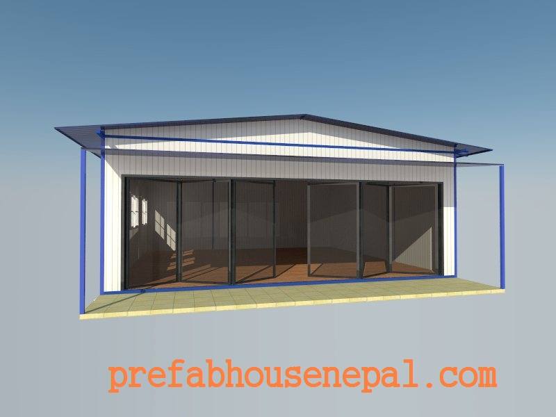 Glass-Front Prefab Pavilion Concept