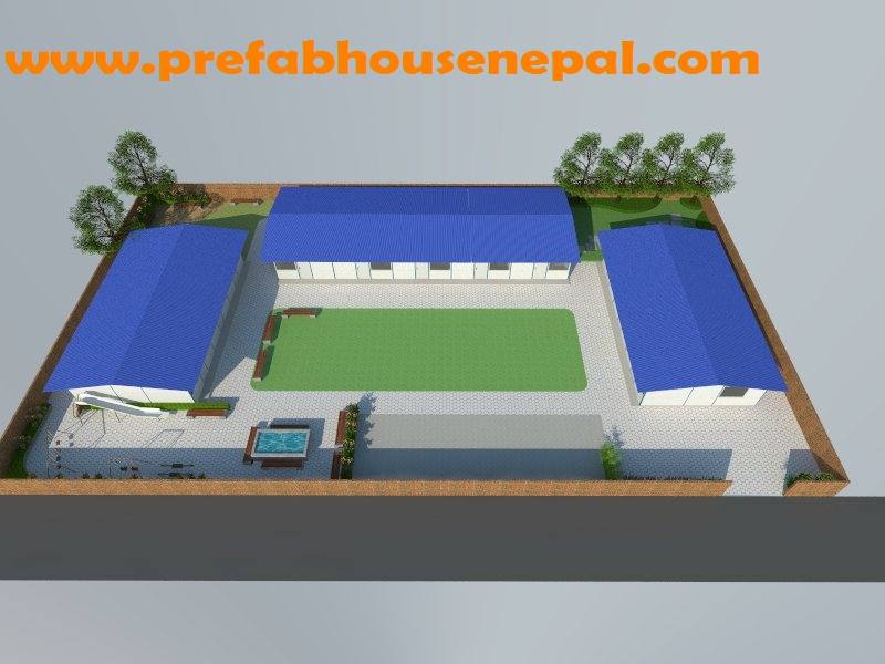 Landscaped Campus Render