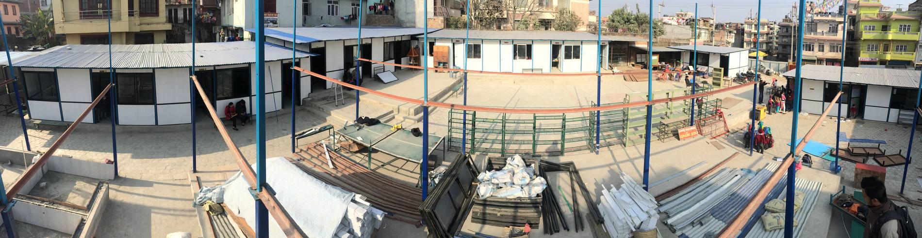 School & Site Development — Panoramic View