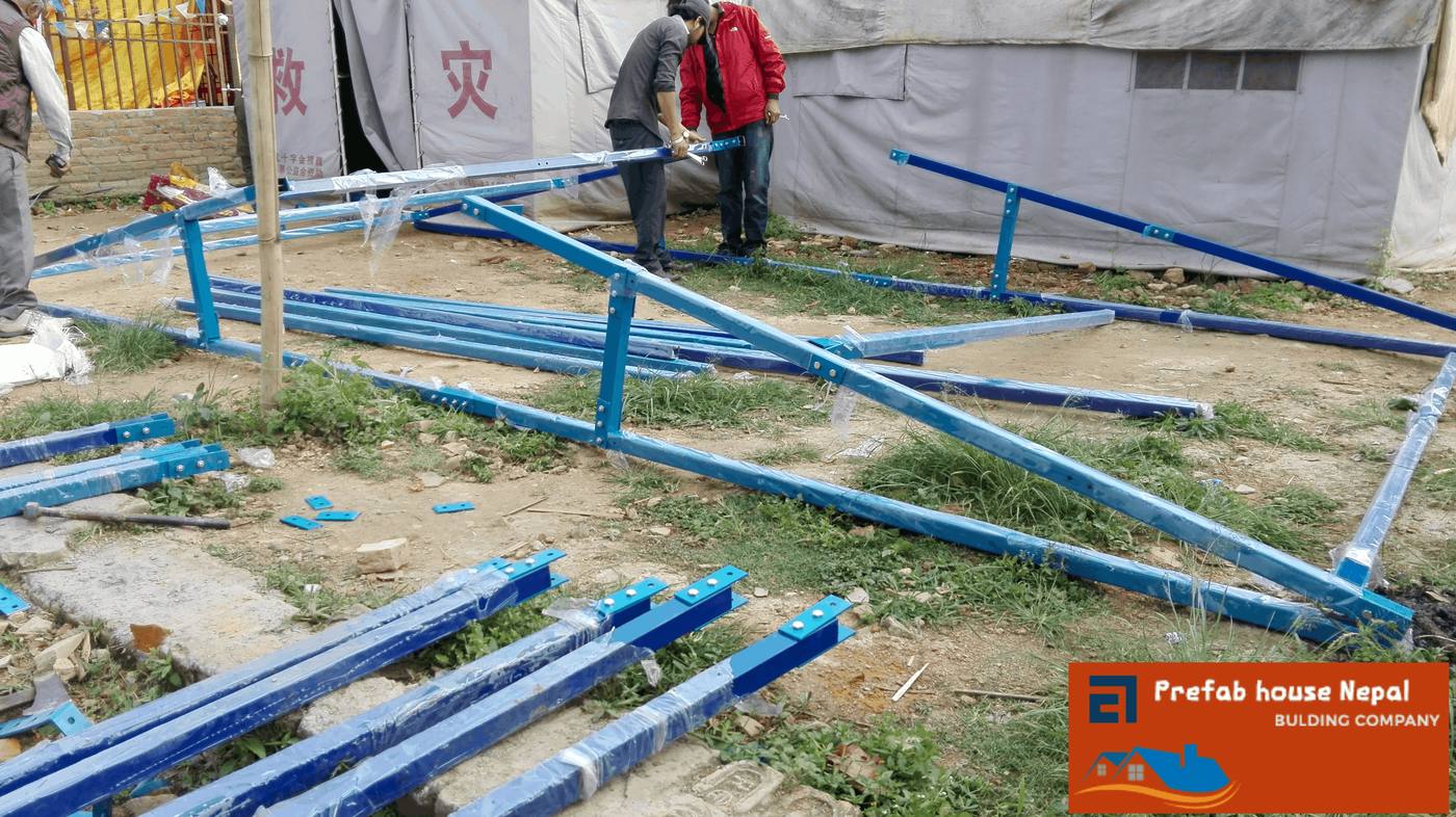 Prefab Steel Frame Erection