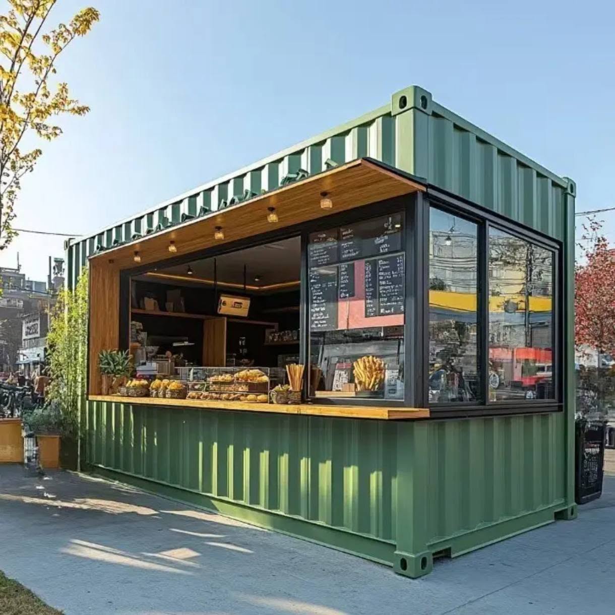 Prefab Container Café / Kiosk