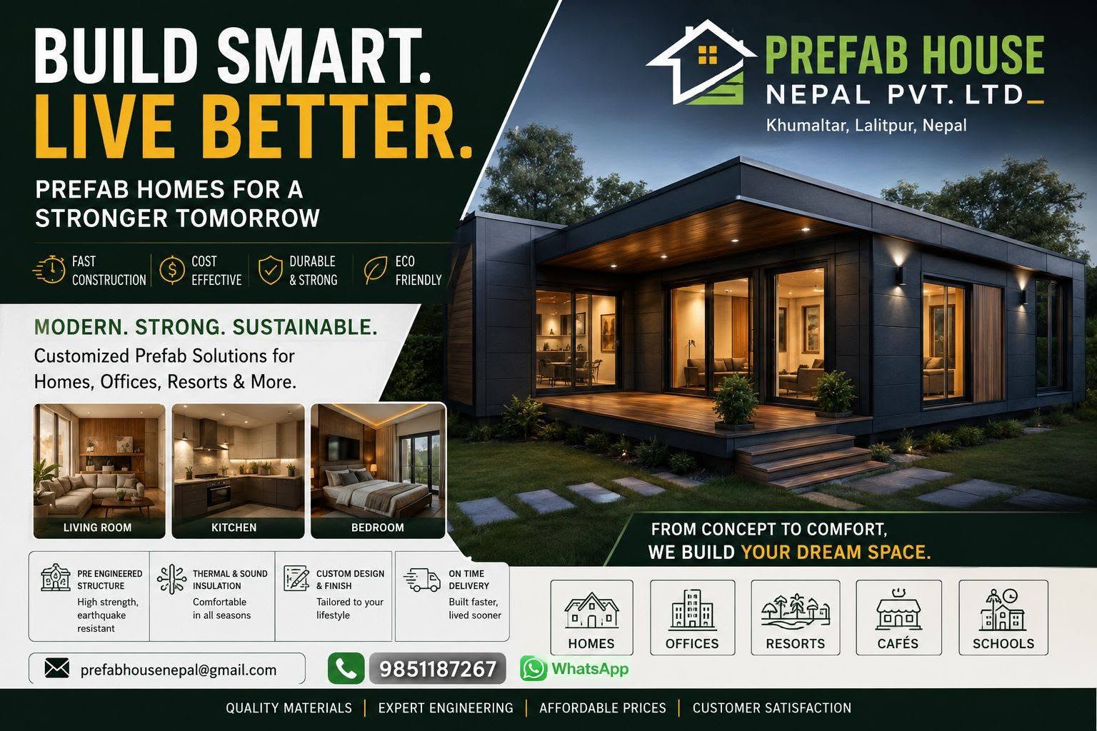 Kitchen & Bathroom Fit-Out Guide for Prefab Homes in Nepal