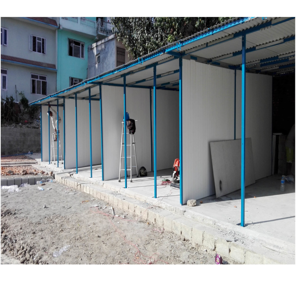 prefab school in nepal